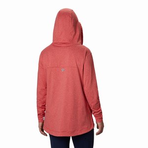 Columbia PFG Reel Relaxed™ Hoodie Dam LjusRöda (EKVFH1258)